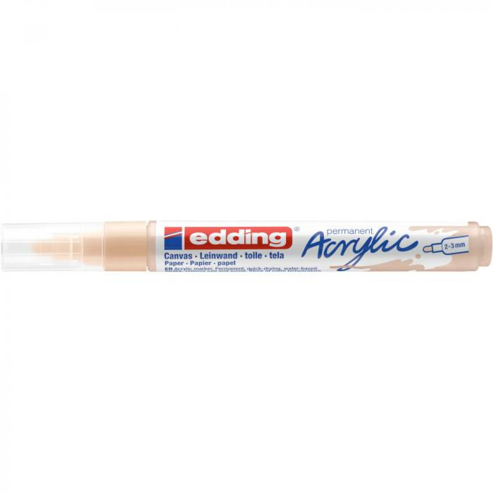 Ακρυλικός μαρκαδόρος edding 5100 2-3mm Warm Beige