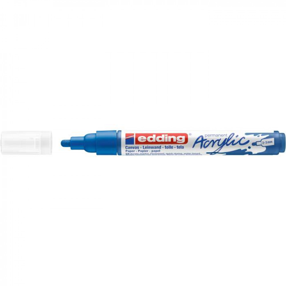 Ακρυλικός μαρκαδόρος edding 5100 2-3mm Gential Blue