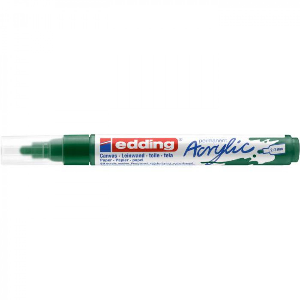 Ακρυλικός μαρκαδόρος edding 5100 2-3mm Moss Green