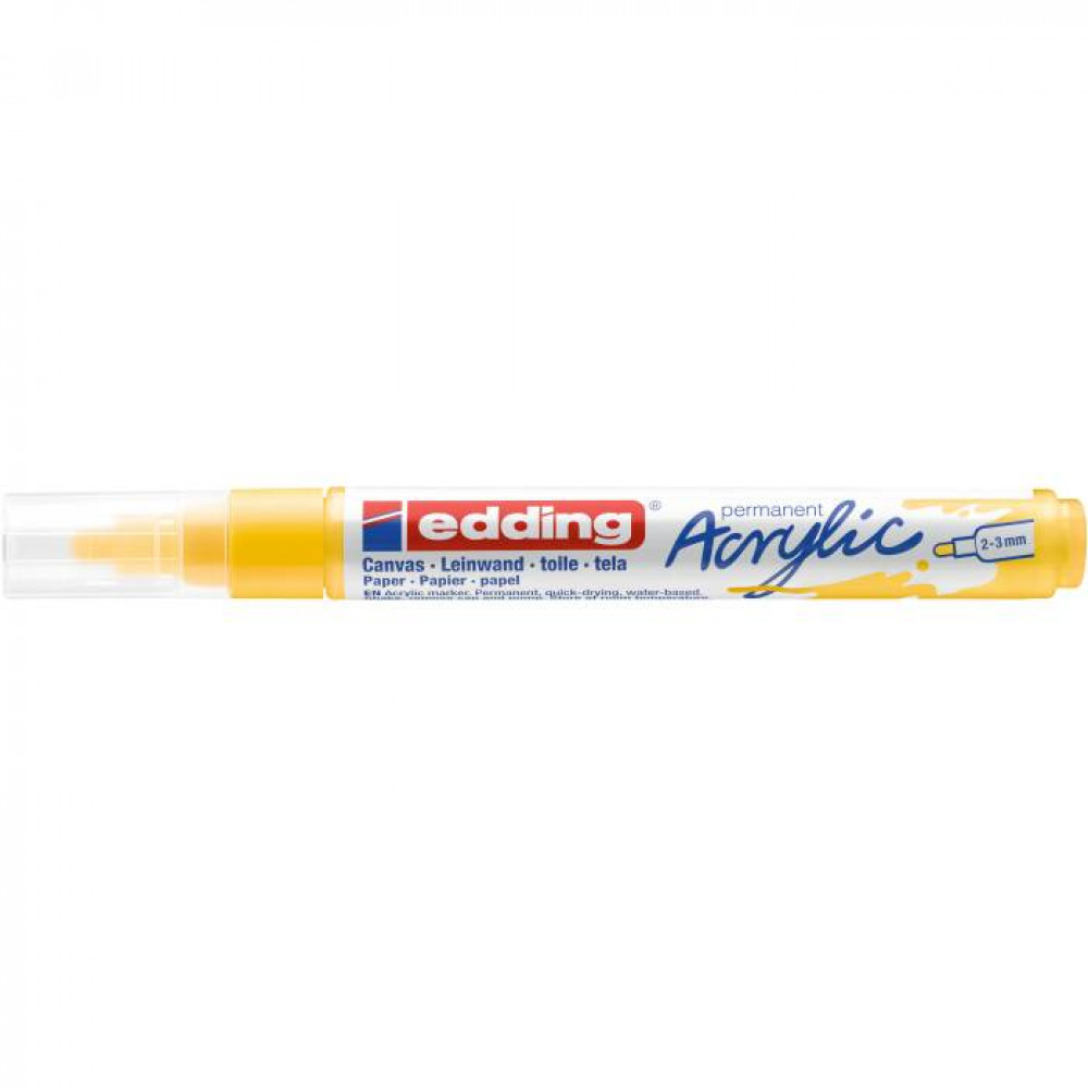 Ακρυλικός μαρκαδόρος edding 5100 2-3mm Traffic Yellow