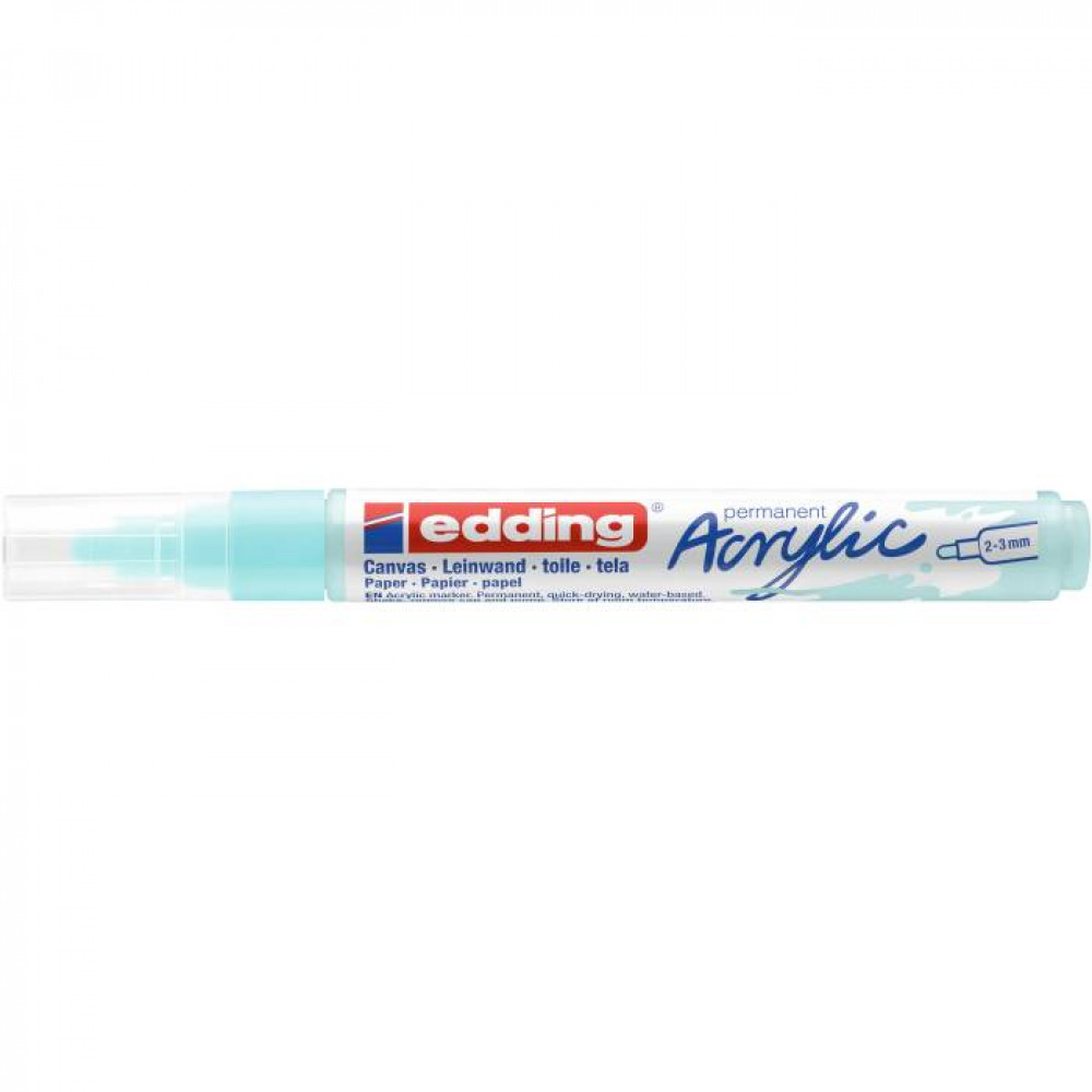 Ακρυλικός μαρκαδόρος edding 5100 2-3mm Pastel Blue