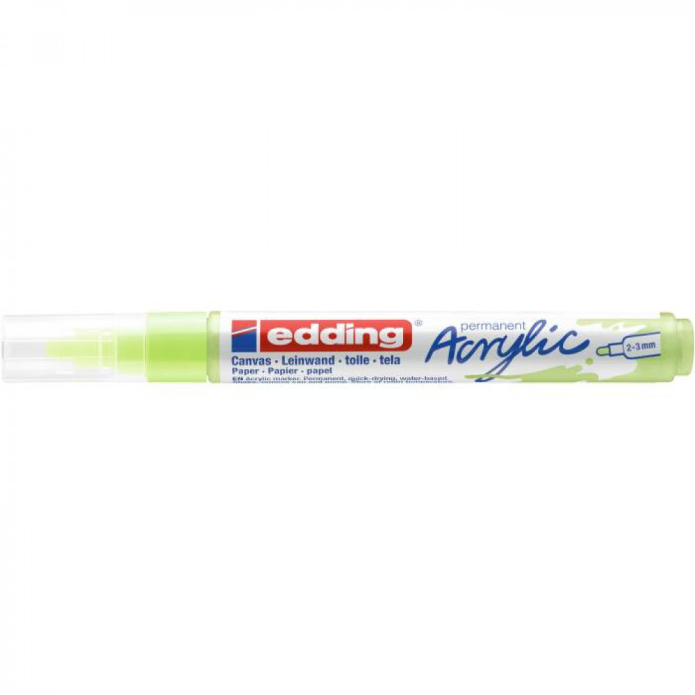 Ακρυλικός μαρκαδόρος edding 5100 2-3mm Pastel Green