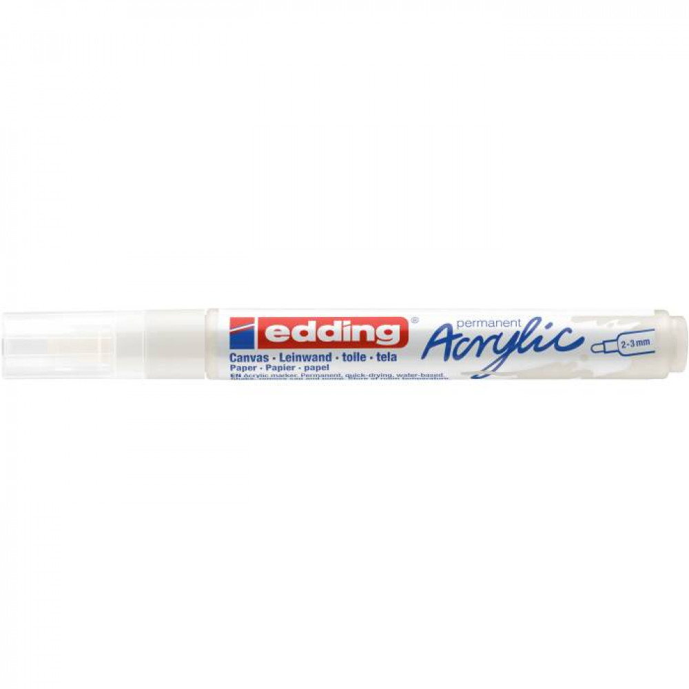 Ακρυλικός μαρκαδόρος edding 5100 2-3mm white