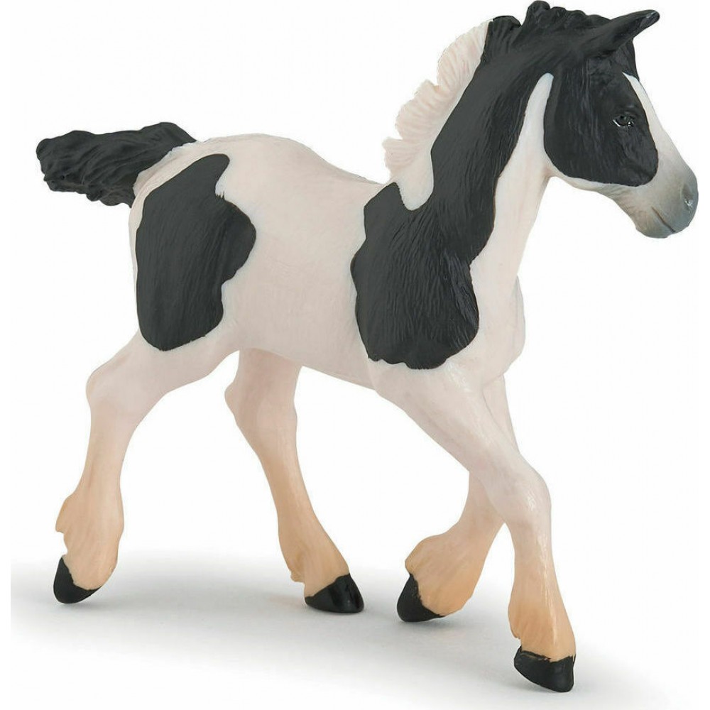 Φιγούρα Papo Black piebald cob foal