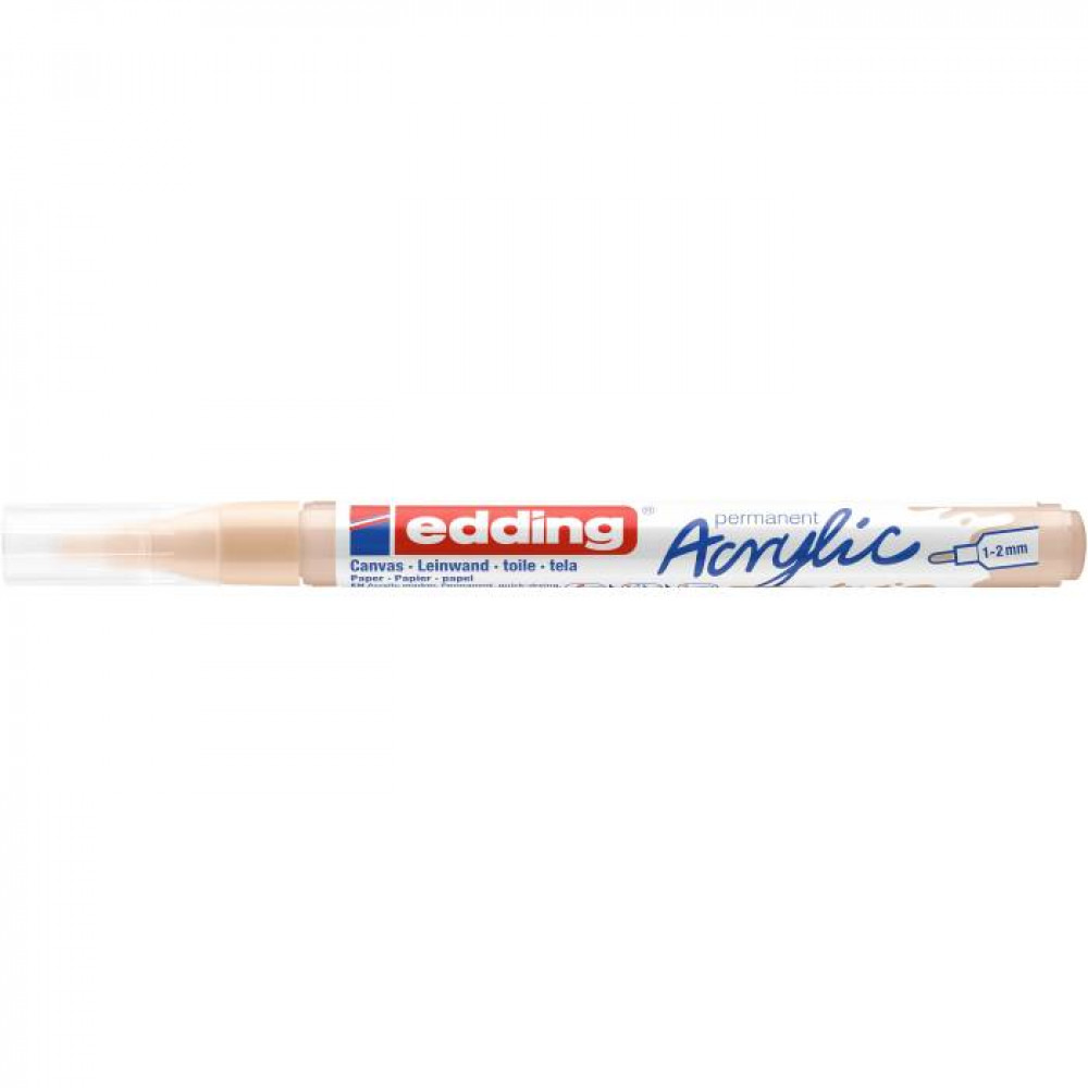 Ακρυλικός μαρκαδόρος edding 5300 1-2mm Warm Beige