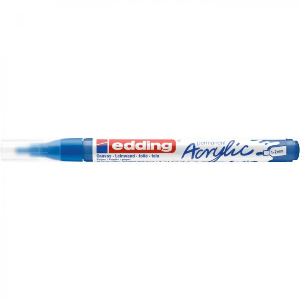 Ακρυλικός μαρκαδόρος edding 5300 1-2mm Gentian Blue