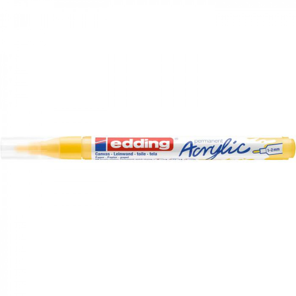 Ακρυλικός μαρκαδόρος edding 5300 1-2mm Traffic Yellow