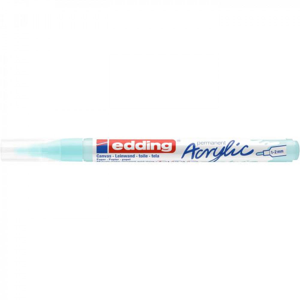 Ακρυλικός μαρκαδόρος edding 5300 1-2mm Pastel Blue