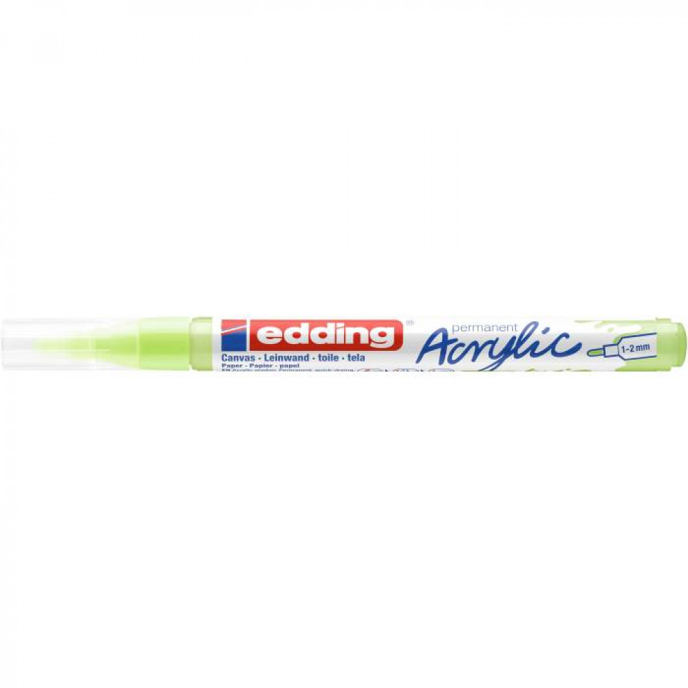 Ακρυλικός μαρκαδόρος edding 5300 1-2mm Pastel Green