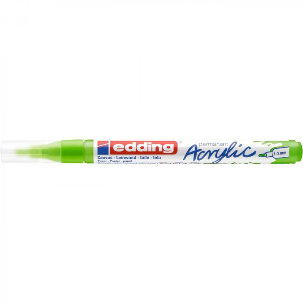 Ακρυλικός μαρκαδόρος edding 5300 1-2mm Yellow Green