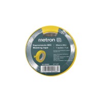 Χαρτοταινία Metron  60C 50mmx40m κίτρινη