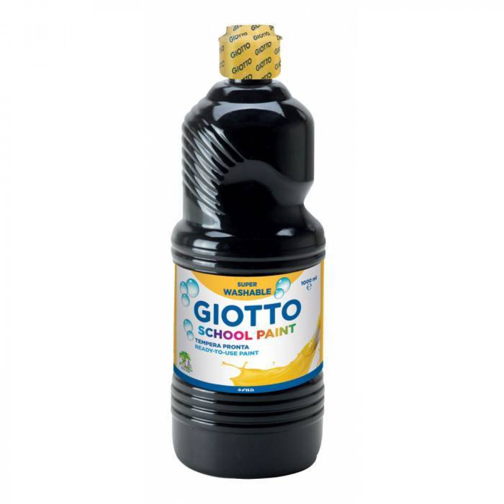 Τέμπερα Giotto School Paint Μαύρο 1000ml