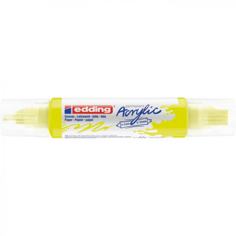 Ακρυλικός μαρκαδόρος edding 5400 2-3mm/5-10mm Fluorescent Yellow