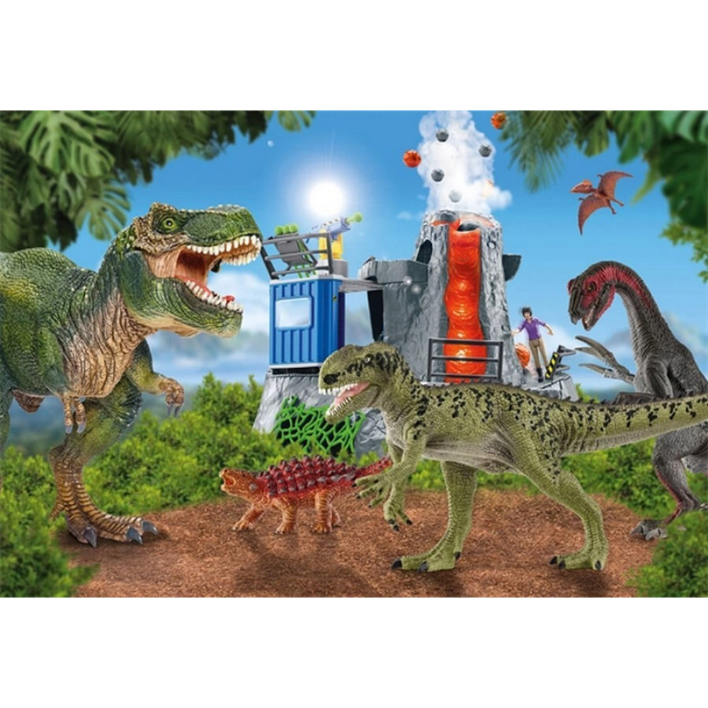 Παζλ Schleich Dinosaurs from Prehistoric Times + φιγούρα 100τεμ.