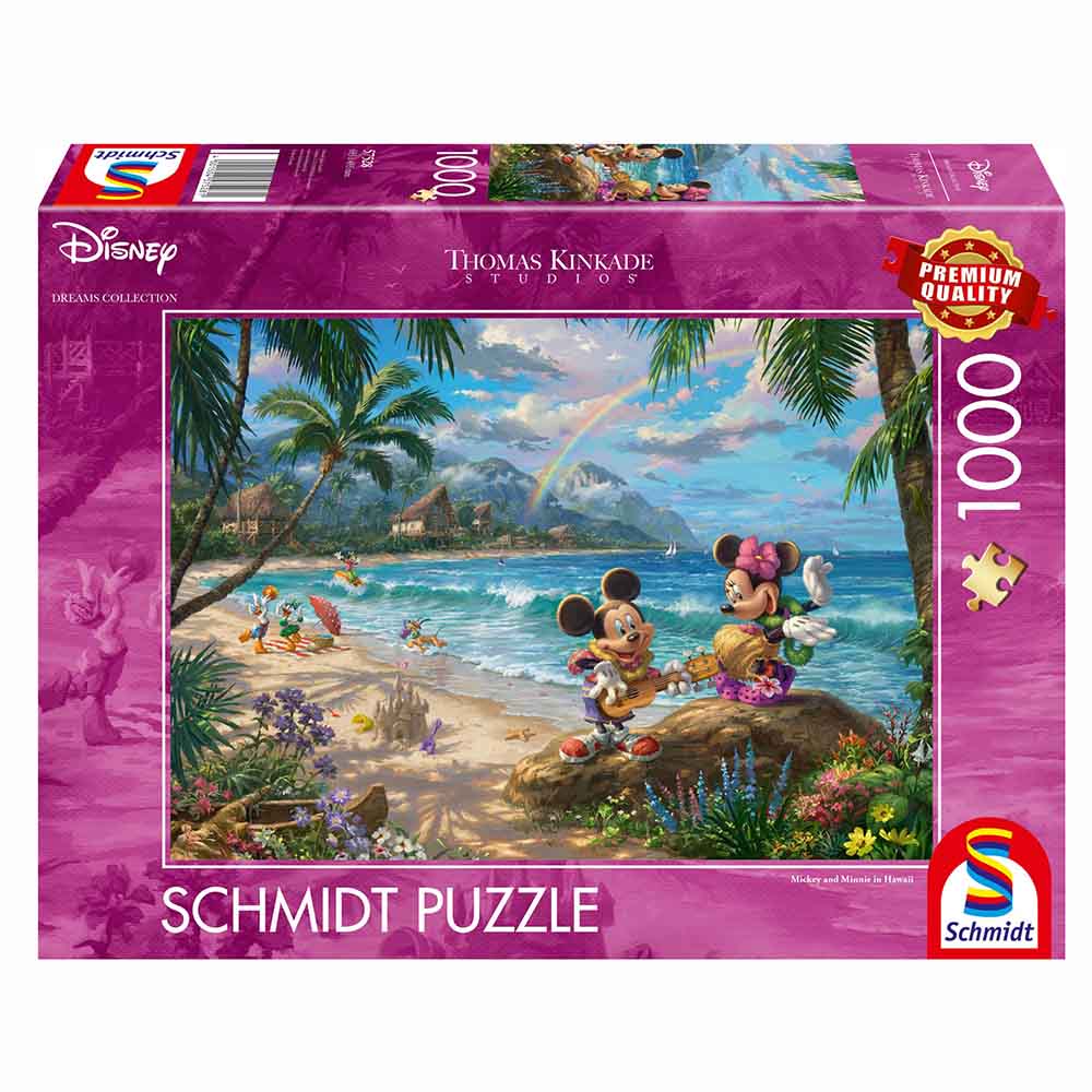 Παζλ Schmidt Kinkade Disney Mickey And Minnie In Hawaii 1000τεμ.