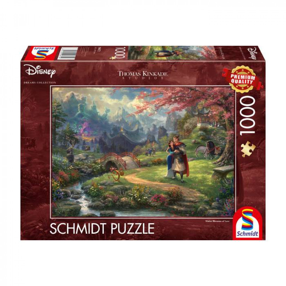 Παζλ Schmidt Kinkade Disney Mulan Blossoms of Love 1000τεμ.