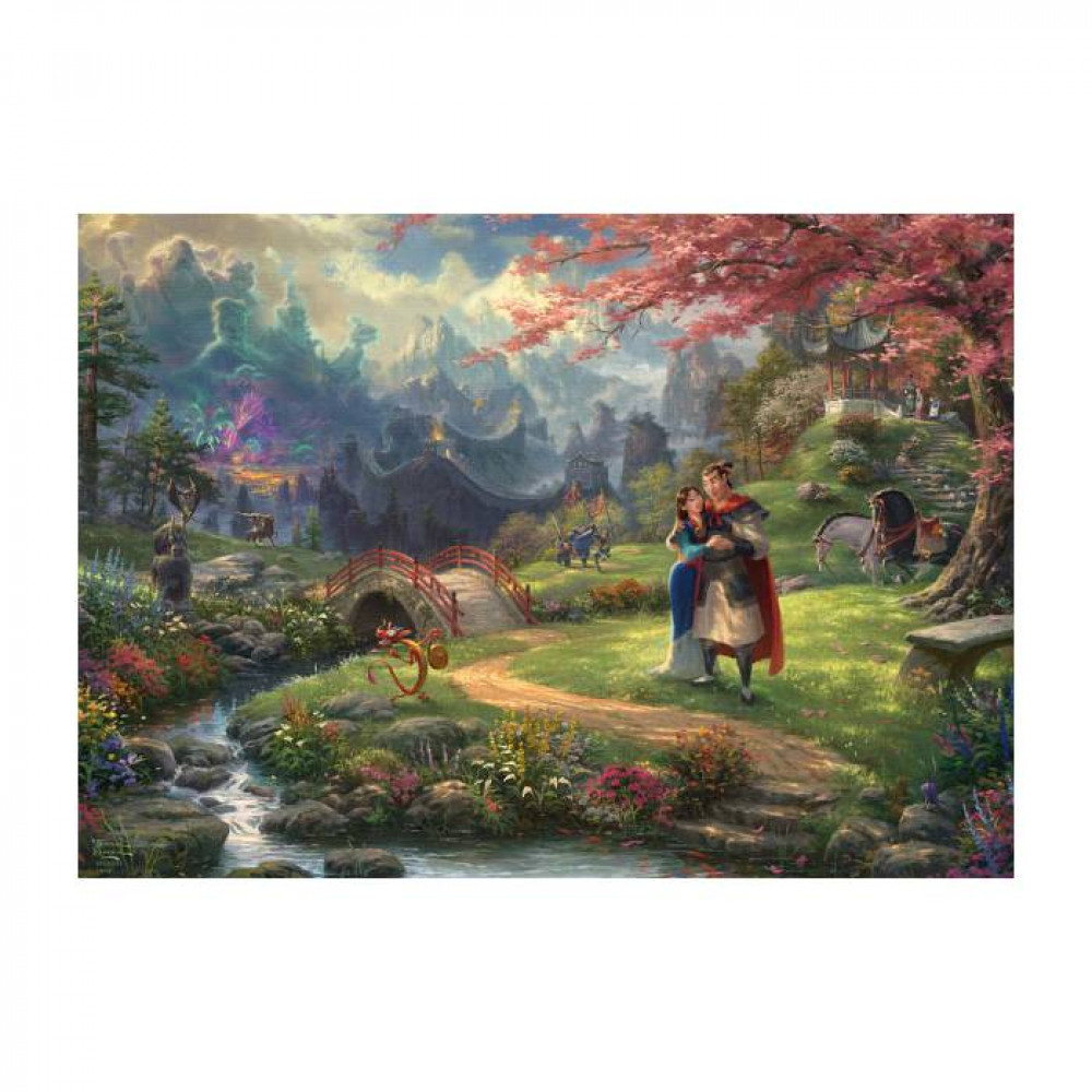 Παζλ Schmidt Kinkade Disney Mulan Blossoms of Love 1000τεμ.