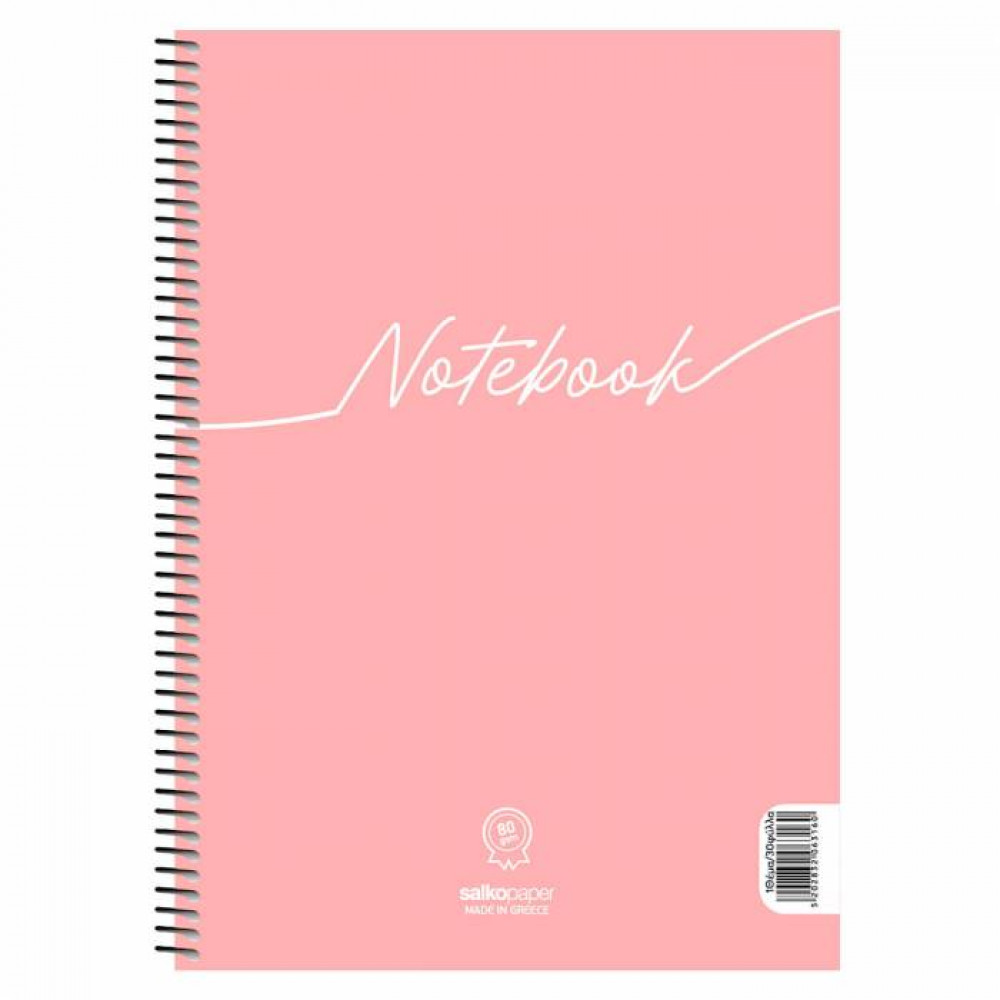 Τετράδιο σπιράλ Notebook 2 θεμάτων 17x25