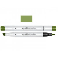 Μαρκαδόρος πινέλου Stylefile Bronze Green 1-4mm/ 6mm