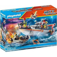 Playmobil Sea Rescue: Firefighting Mission