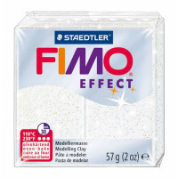 Πηλός Staedtler Fimo Effect Glitter White 052 57gr