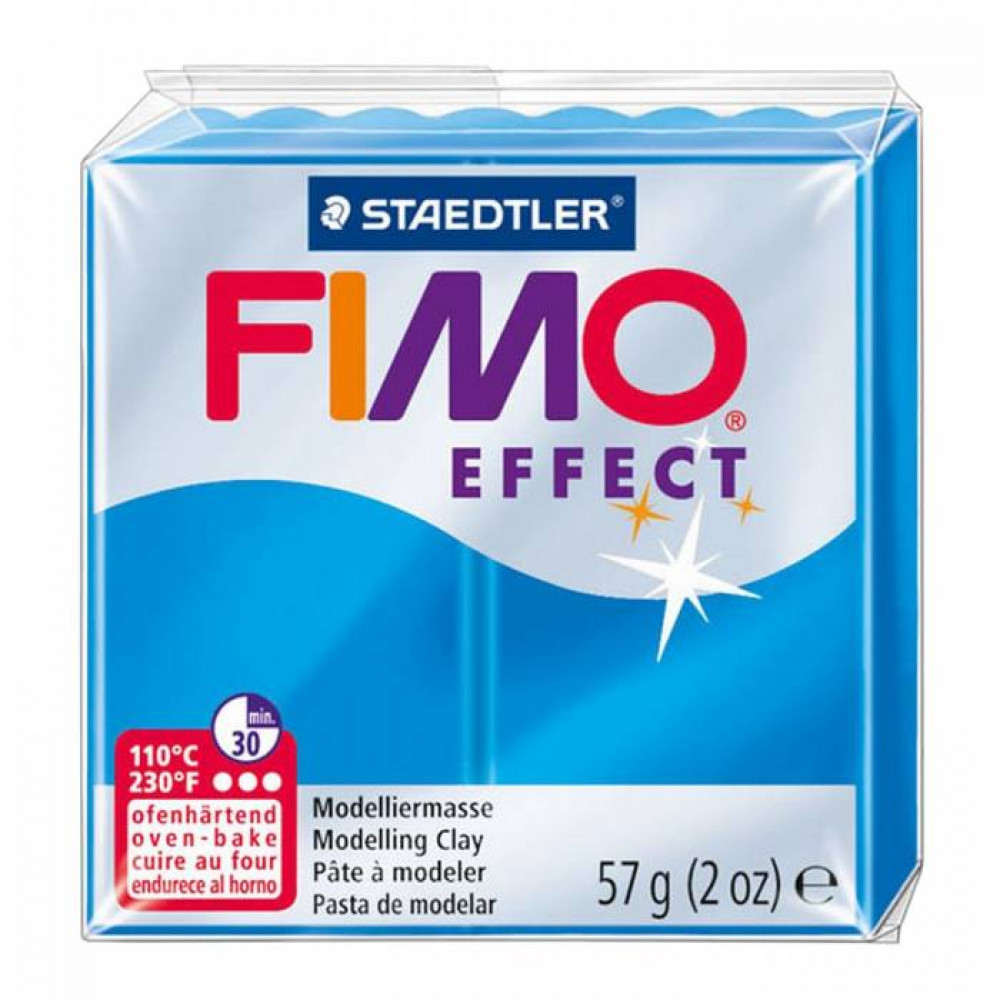 Πηλός Staedtler Fimo Effect Transparent Blue 57gr