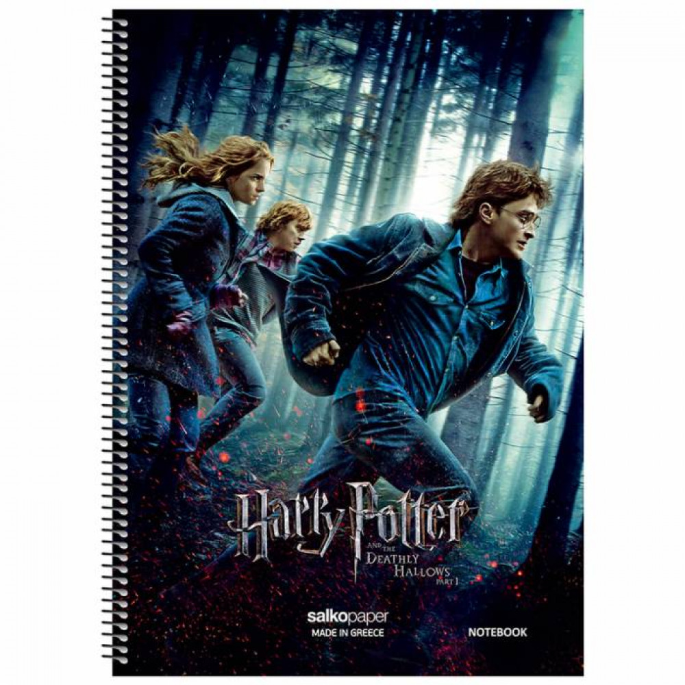 Τετράδιο σπιράλ Salko Harry Potter No2 2 θεμάτων Α4