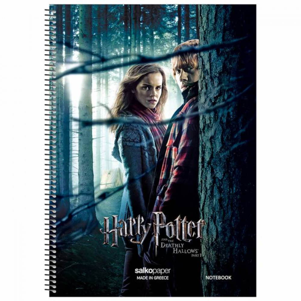 Τετράδιο σπιράλ Salko Harry Potter No2 2 θεμάτων Α4