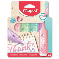 Σετ Υπογραμμιστές Maped Flex Pastel Lettering 4 τεμ