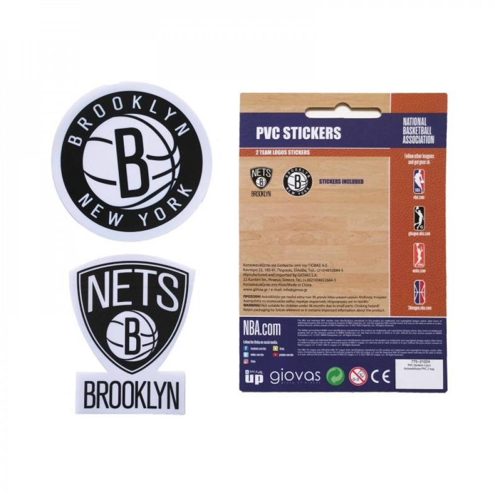 Αυτοκόλλητα BMU NBA Brooklyn New York 2 τεμ. 775-21224