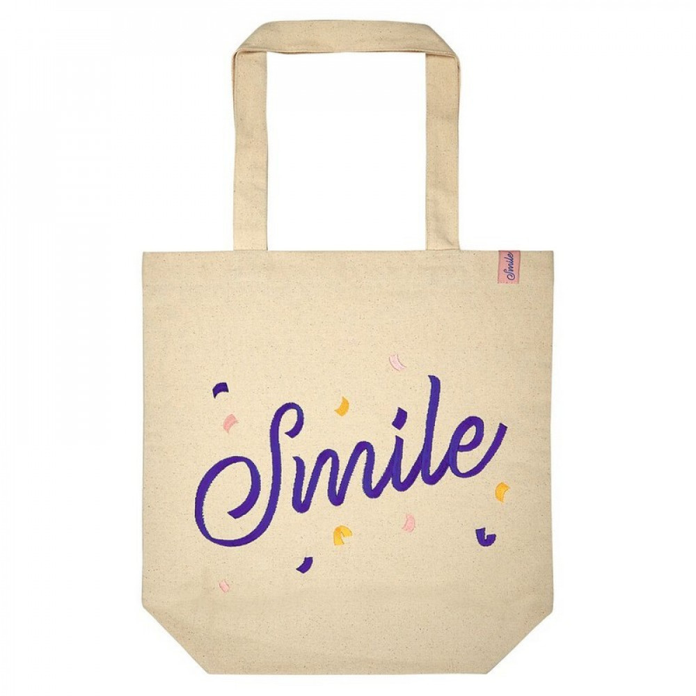 Τσάντα shopper Moses Smile 37x38x3 cm