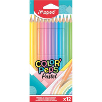 Ξυλομπογιές Maped Color Peps Pastel 12 τεμ. 832069