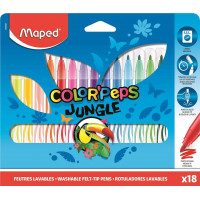 Μαρκαδόροι Maped Color Peps Jungle 18 τεμ