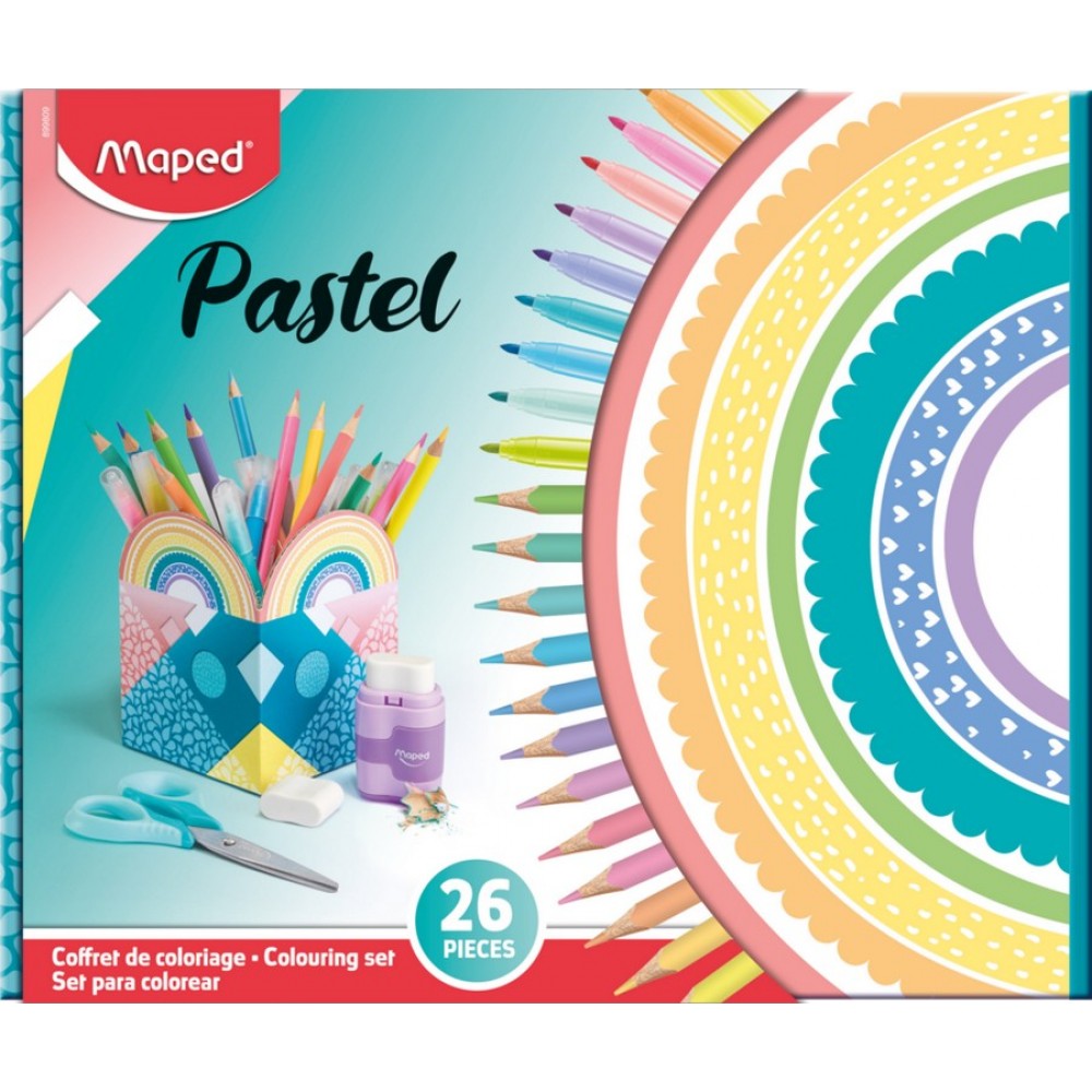 Σετ ζωγραφικής Maped Pastel 26 τεμ