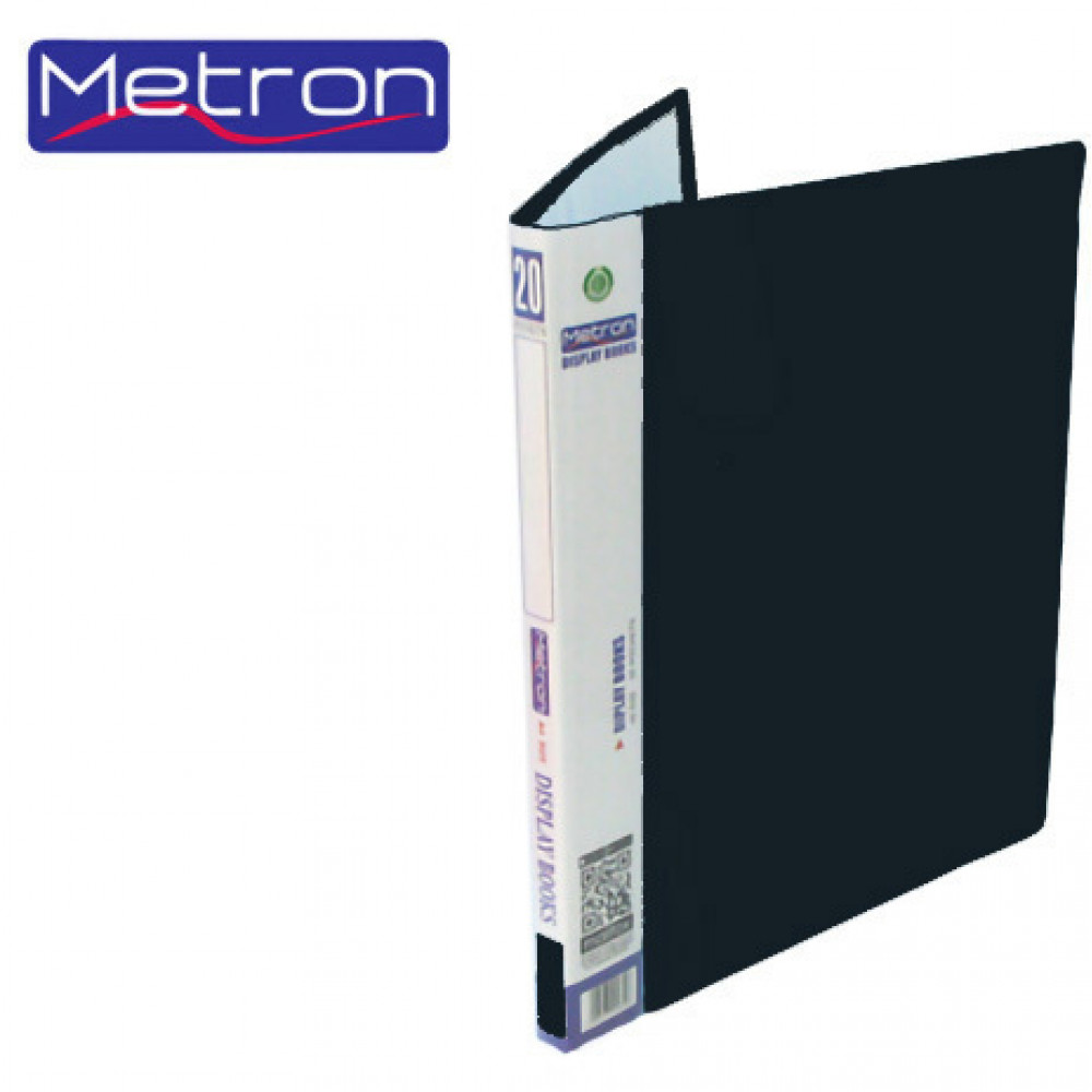 Σουπλ Metron Α4 20 ζελατίνες μαύρο