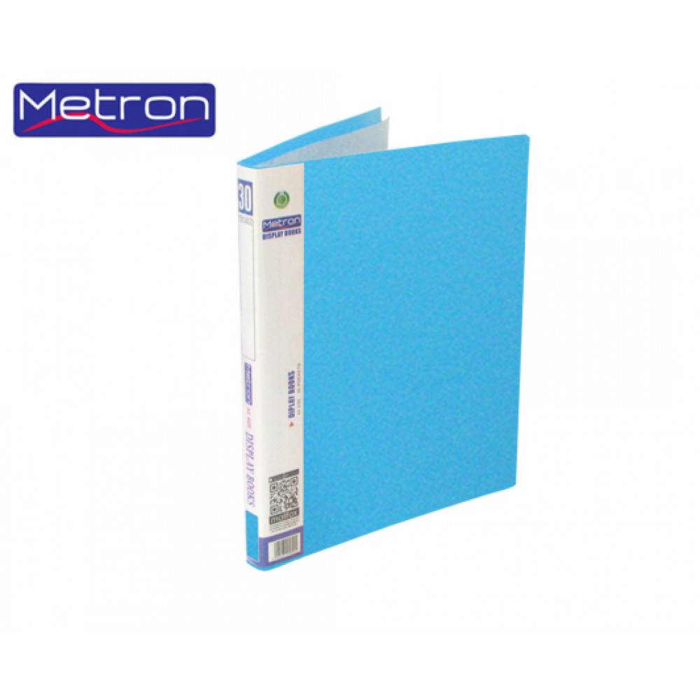 Σουπλ Metron Α4 30 ζελατίνες pastel μπλε