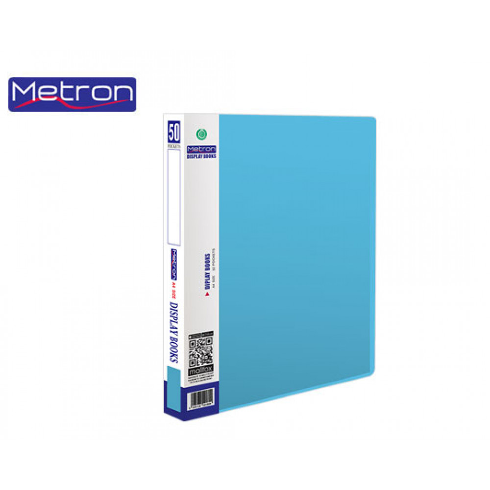 Σουπλ Metron Α4 50 ζελατίνες pastel μπλε