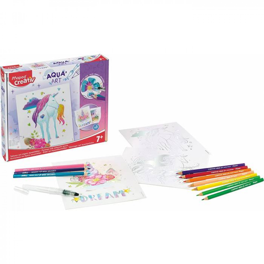 Σετ ζωγραφικής Maped Creative Aqua Art Unicorn