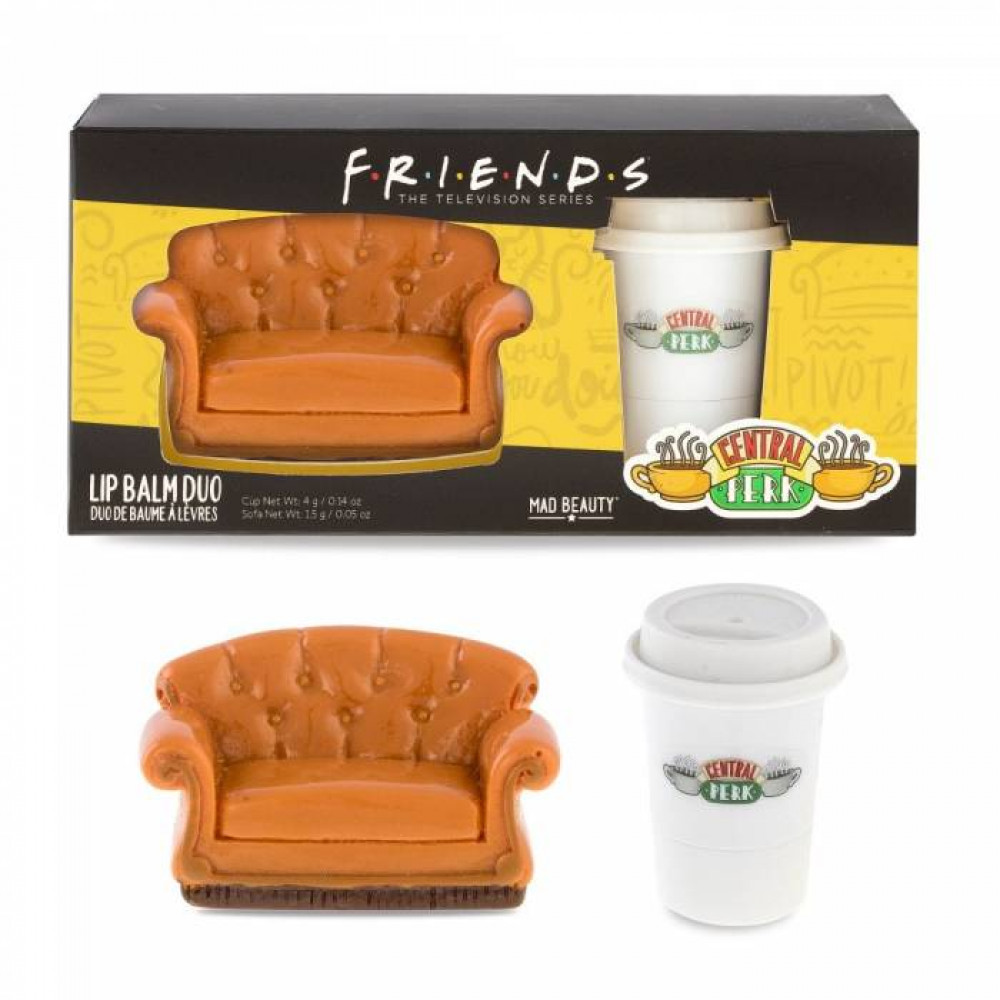 Σετ 2 τεμ. lip balm Mad Beauty Friends Sofa and cup 5.5gr