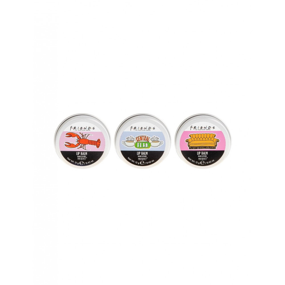 Σετ lip balm Mad Beauty New Modern Friends 3τεμ.x12g