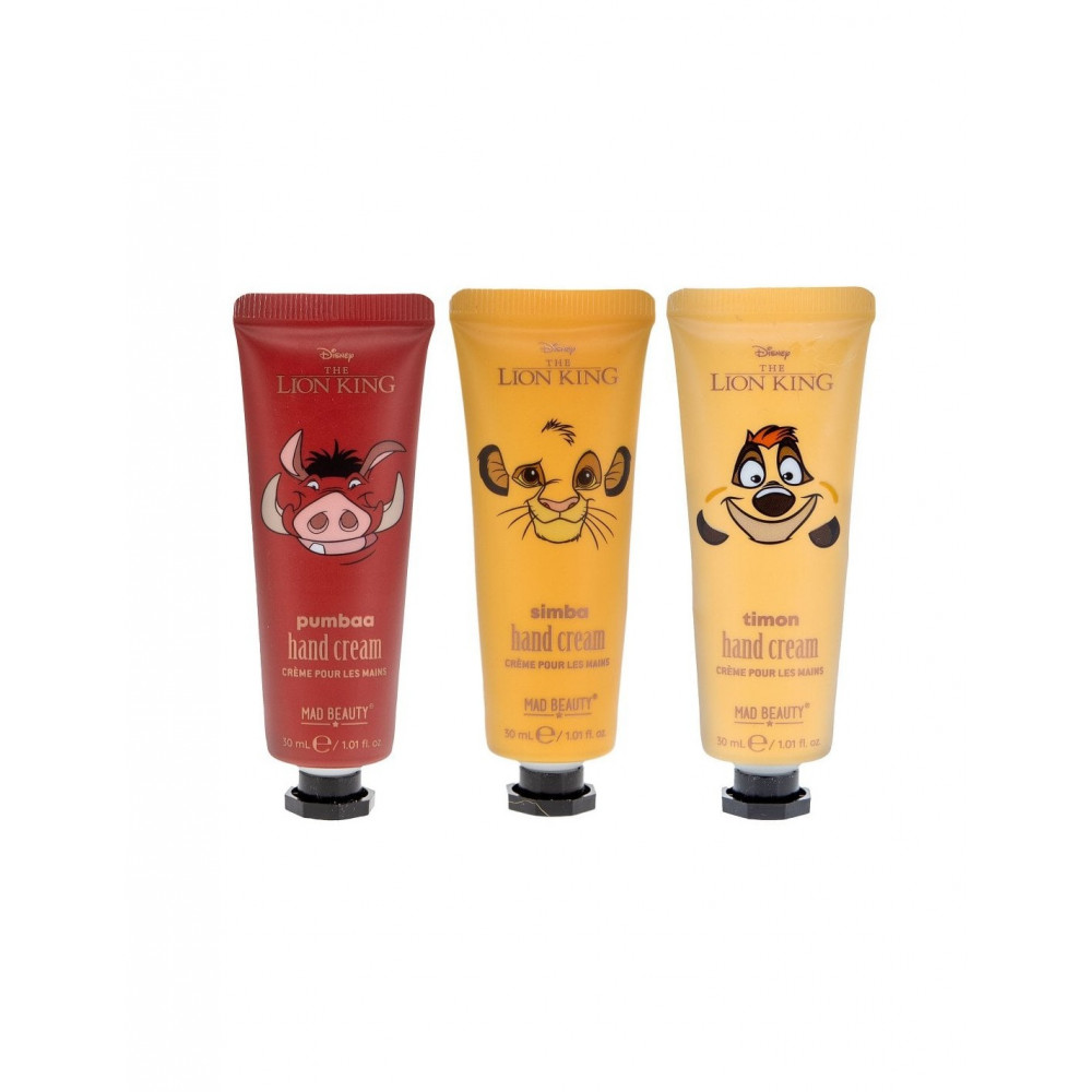 Σετ κρέμες χεριών Mad Beauty Lion King 3τεμ.x30ml