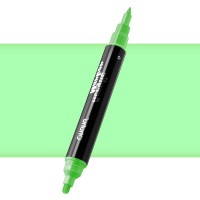 Μαρκαδόρος Ακρυλικός Ohuhu με Διπλή Μύτη N502 Neon Green