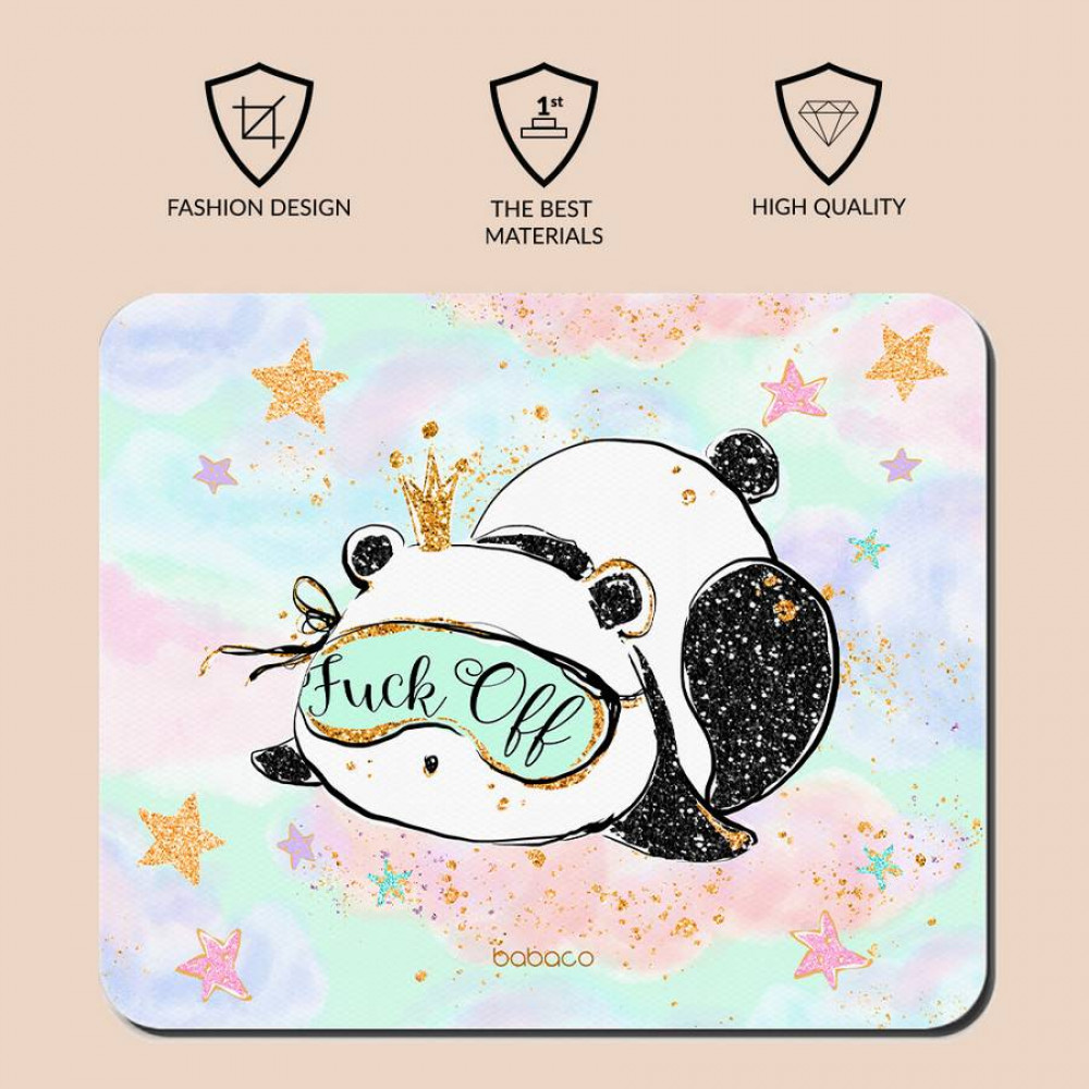 Mousepad Panda 22cm x 18cm