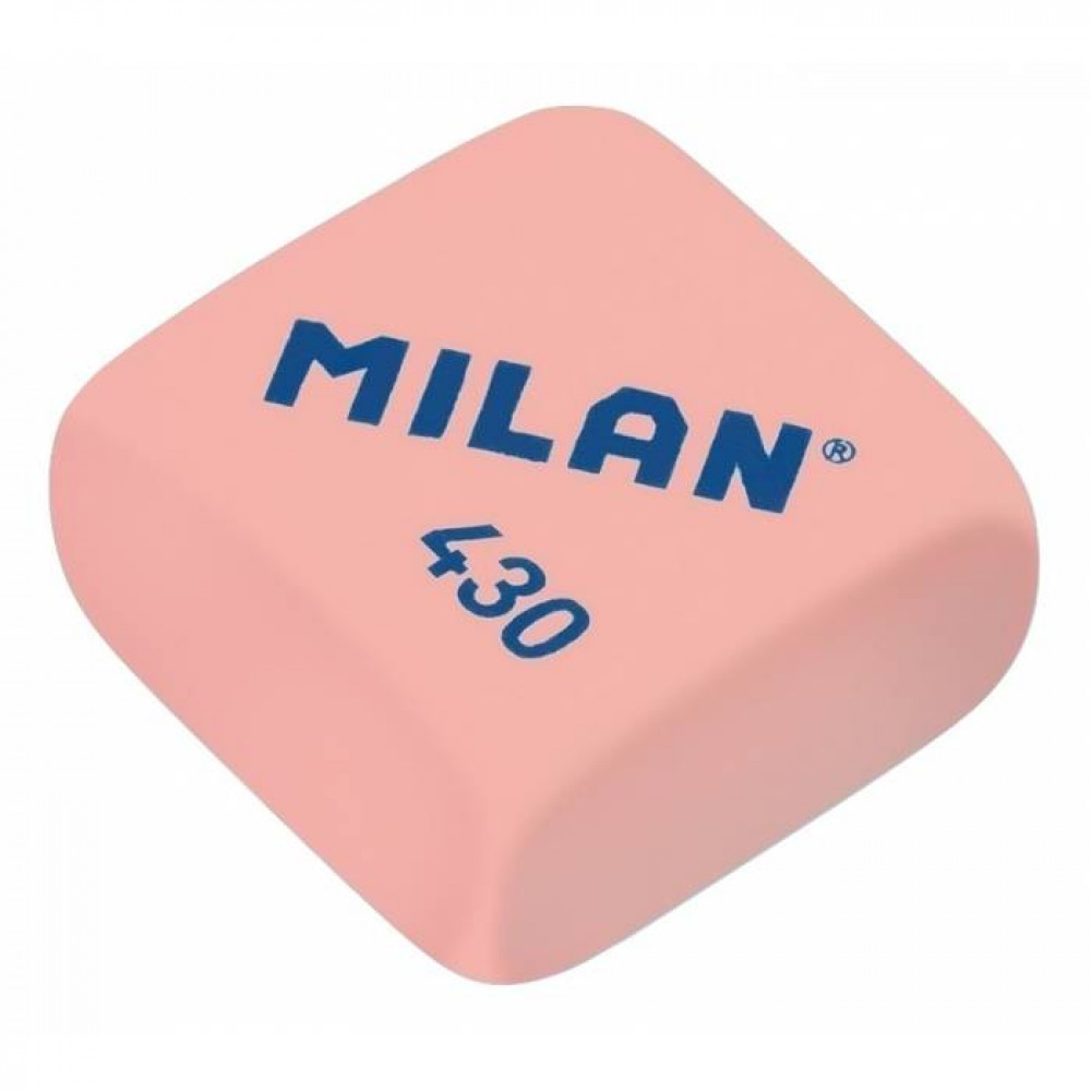 Γόμα Milan CMM430 λευκή κόκκινη