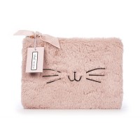 Νεσεσέρ Tri-Coastal Cozy flat fake fur Pink Kitty