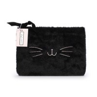 Νεσεσέρ Tri-Coastal Cozy flat fake fur Black Kitty