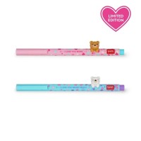 Σετ 2 στυλό Legami Lovely Friends Beary in love Limited Edition