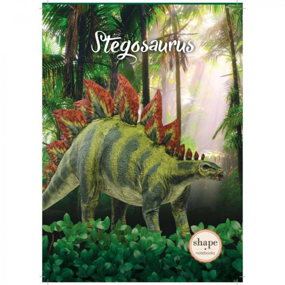 Τετράδιο σπιράλ Shape Dinos 2 θεμάτων 17x25