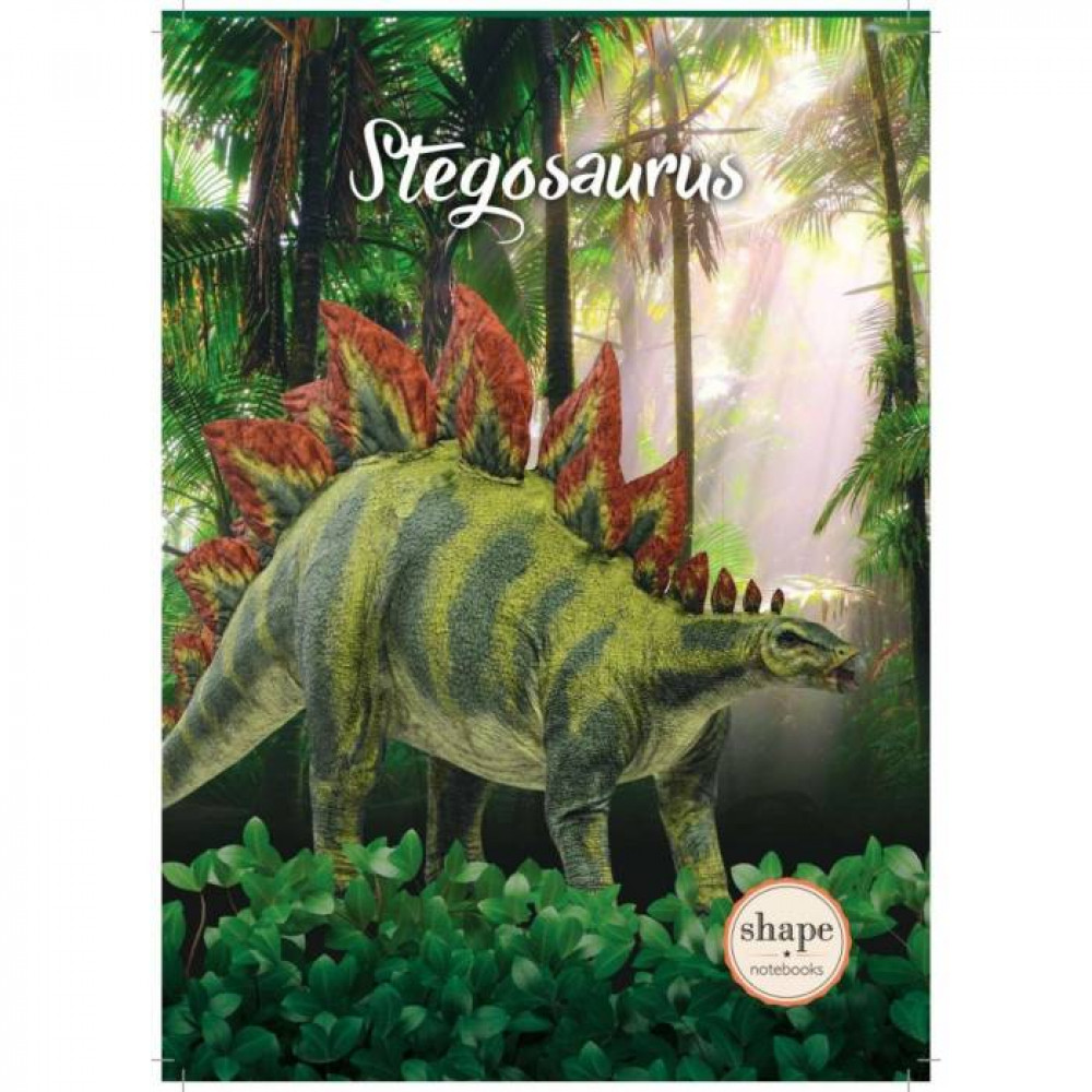 Τετράδιο σπιράλ Shape Dinos 3 θεμάτων 17x25