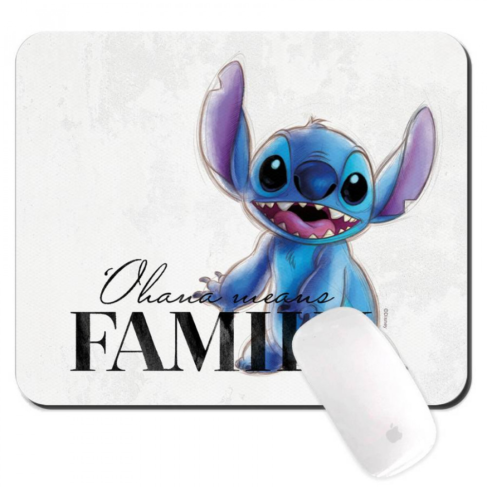 Mousepad Stitch Gray 22cm x 18cm